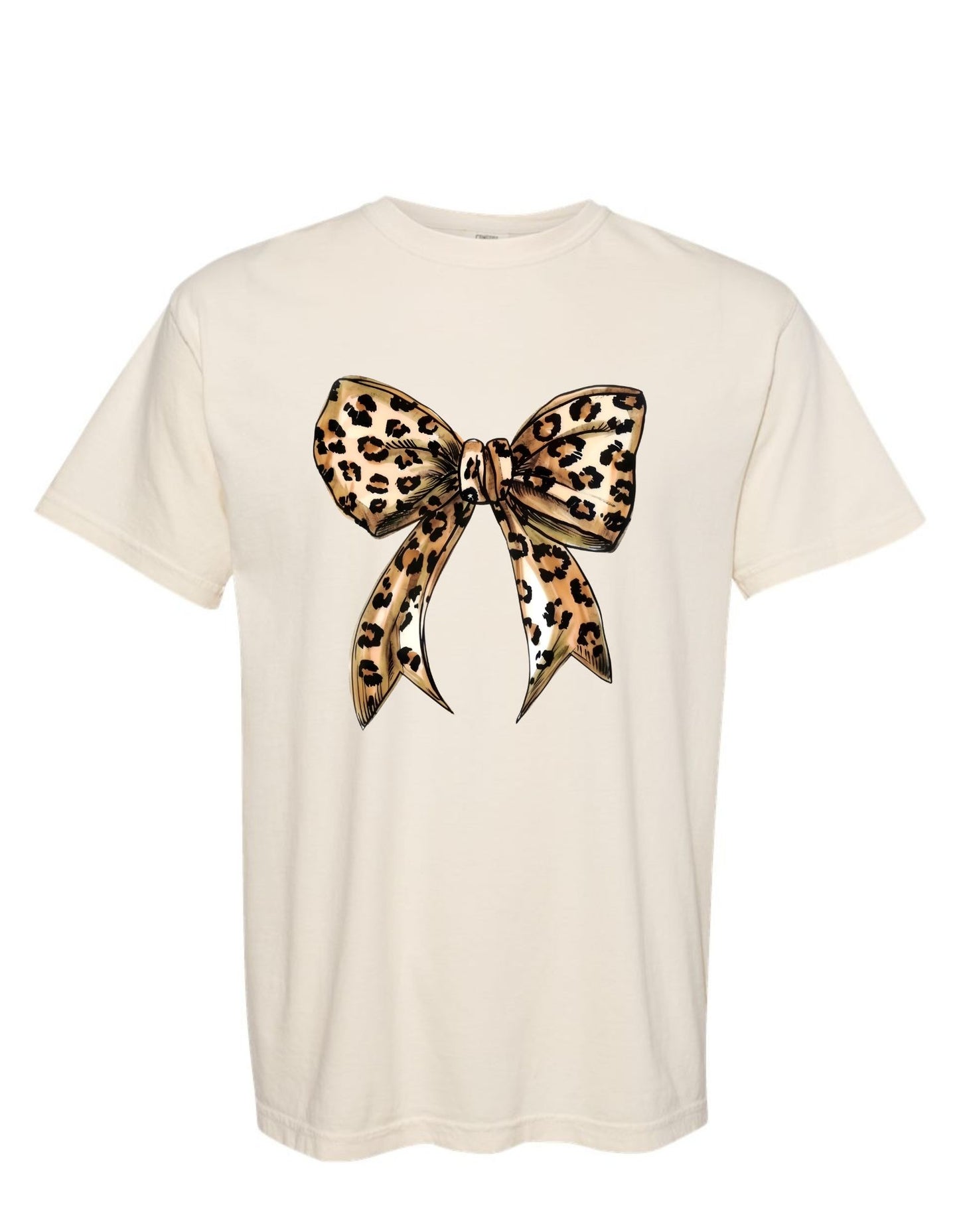 Cheetah Bow-DTF Transfer