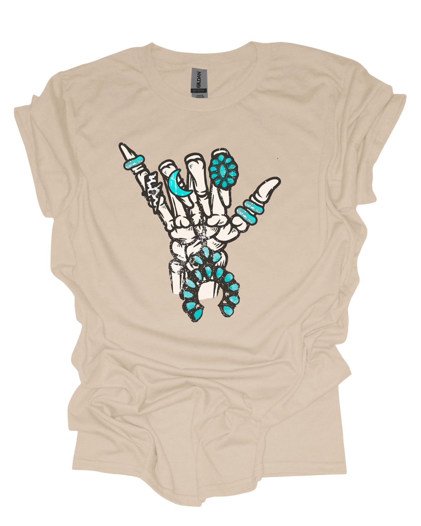 Hang Loose Turquoise Rings - DTF Transfer