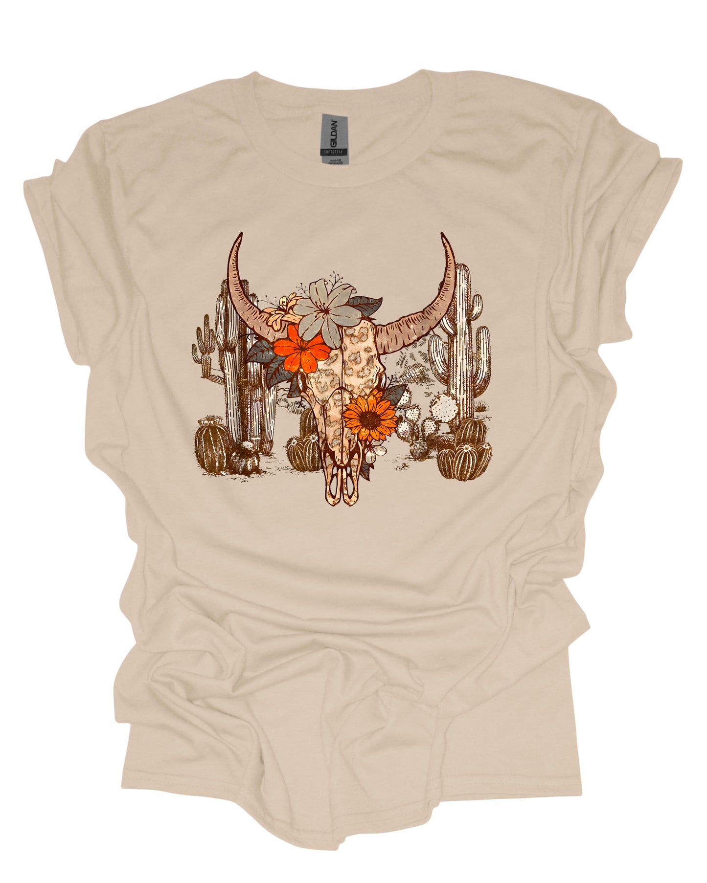 Desert cow skull - DTF Transfer